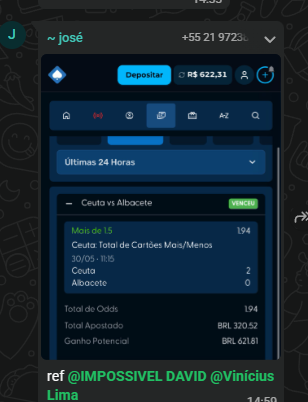Comprovante: Green confirmado (R$320 → R$621 ✅)